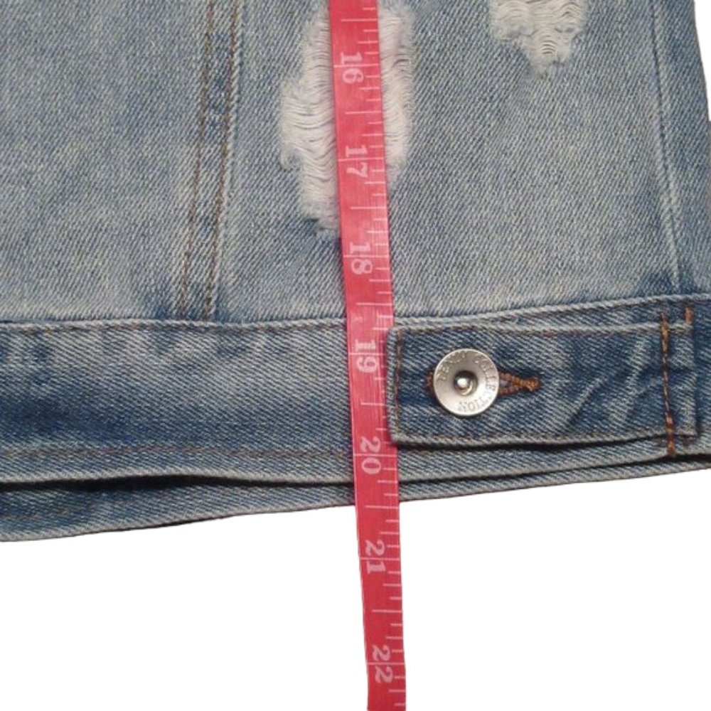 CI Sono Womens Distressed Denim Jacket, New, Size - S - Picture 8 of 10